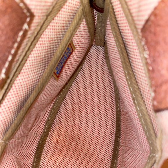 Vintage Dooney & Bourke  small red handbag canvas - Picture 4 of 7